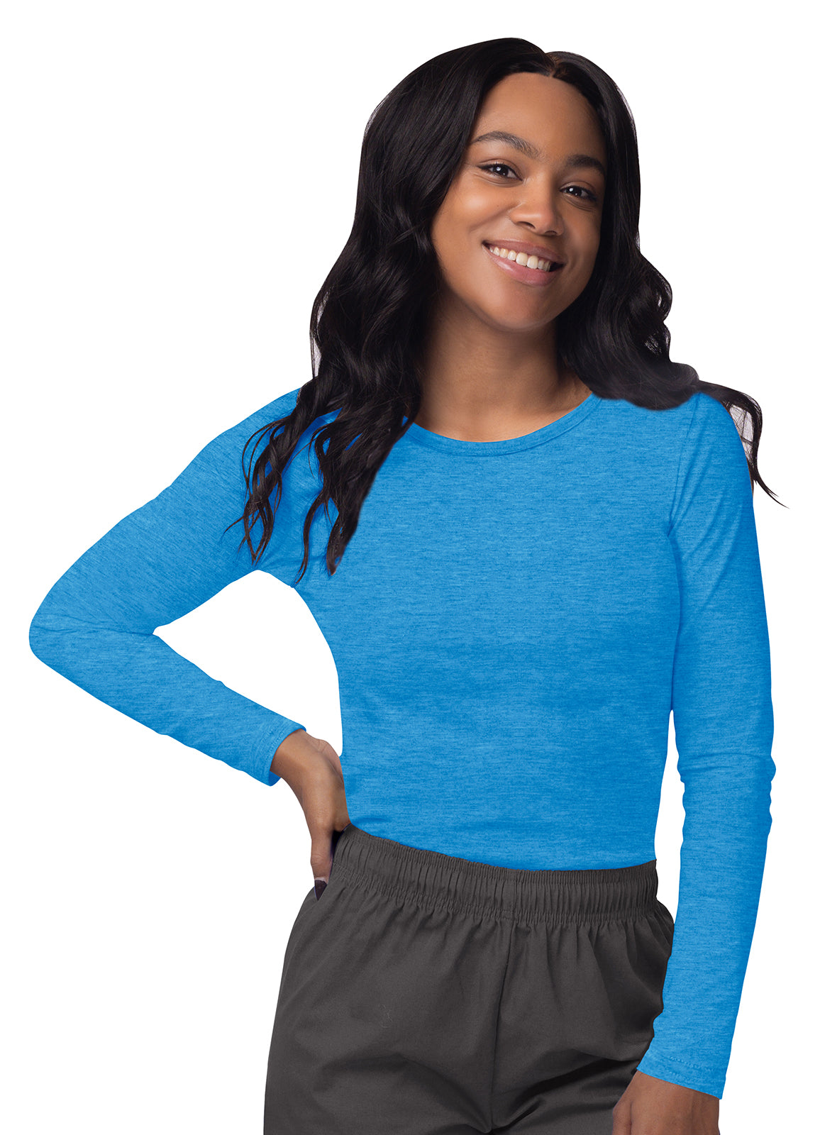 Sivvan Women's Long Sleeve Comfort Underscrub Tee (More Color)
