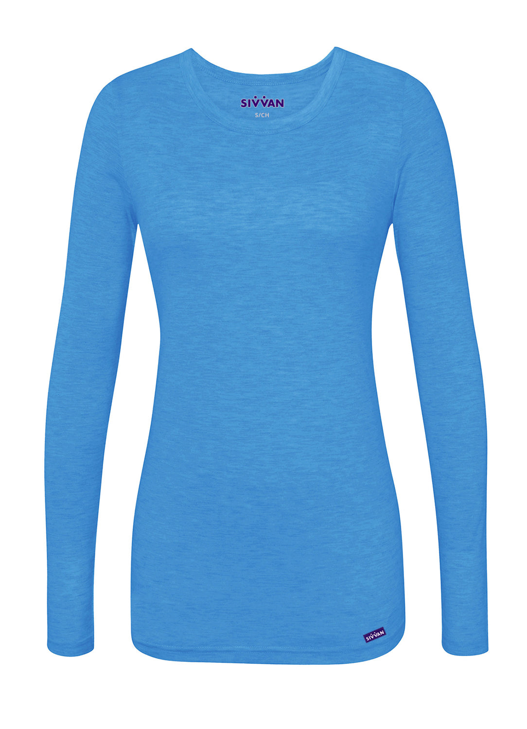 Sivvan Women's Long Sleeve Comfort Underscrub Tee (More Color)