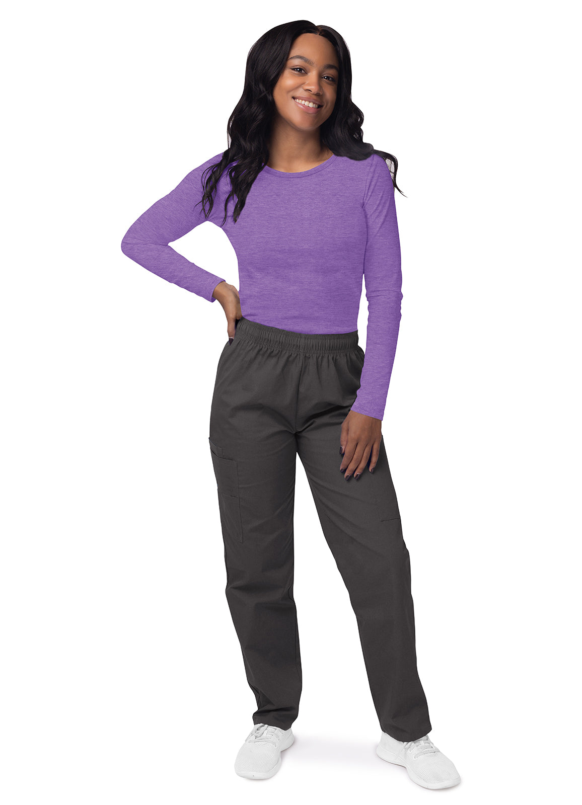 Sivvan Women's Long Sleeve Comfort Underscrub Tee (More Color)