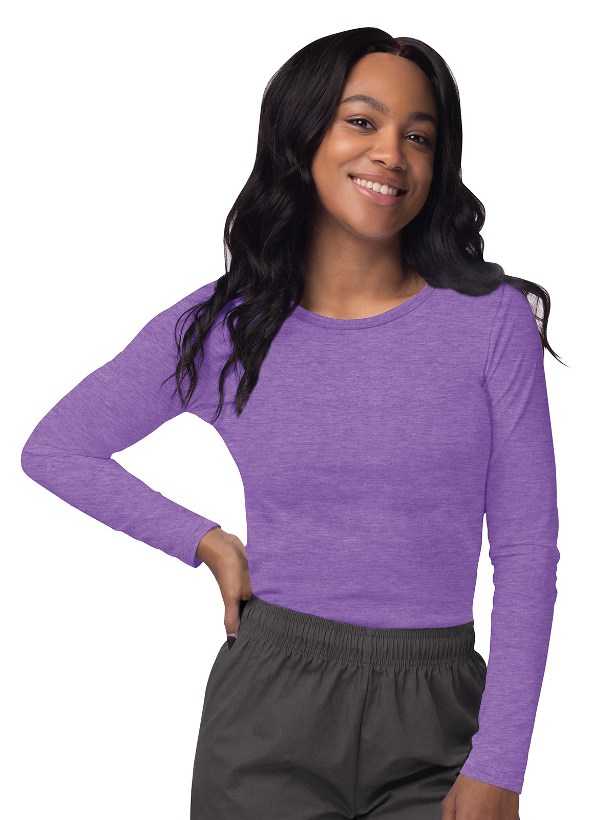 Sivvan Women's Long Sleeve Comfort Underscrub Tee (More Color)