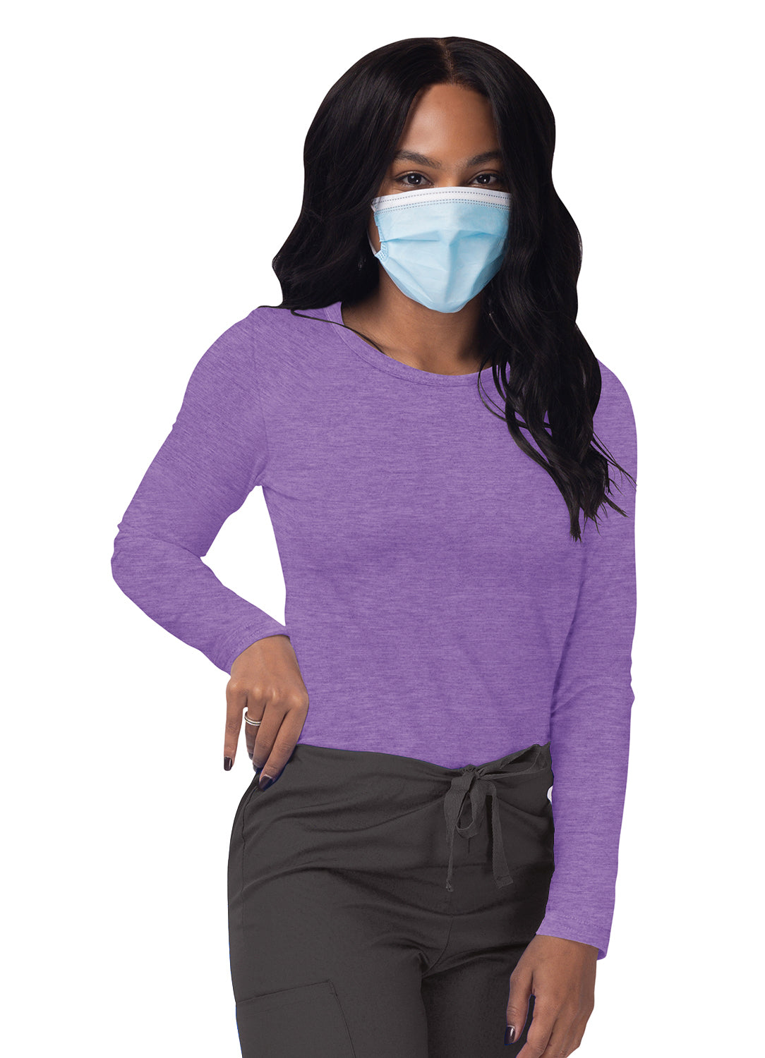 Sivvan Women's Long Sleeve Comfort Underscrub Tee (More Color)