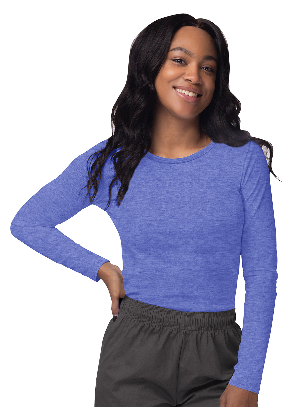 Sivvan Women's Long Sleeve Comfort Underscrub Tee (More Color)