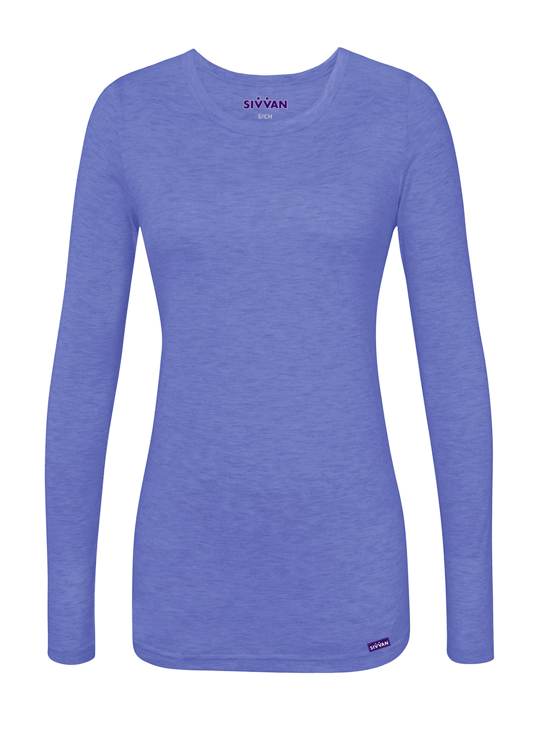 Sivvan Women's Long Sleeve Comfort Underscrub Tee (More Color)