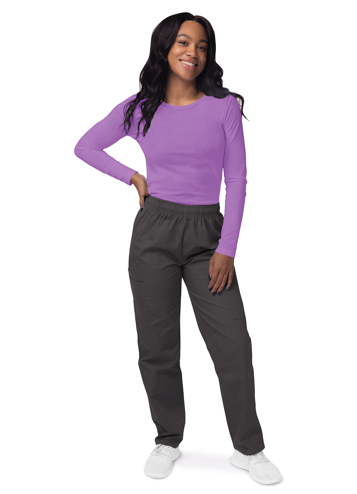 Sivvan Women's Long Sleeve Comfort Underscrub Tee (More Color)