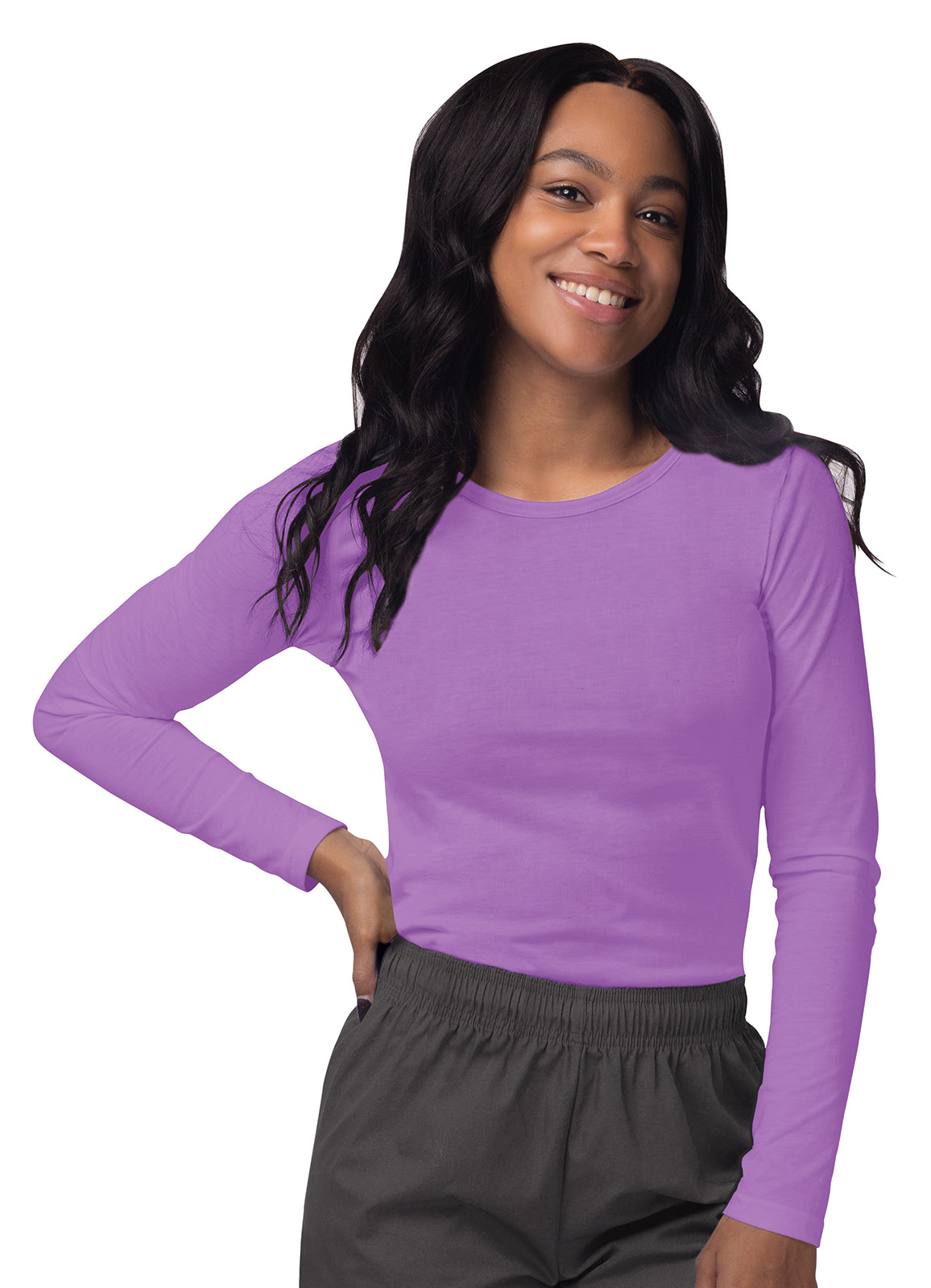 Sivvan Women's Long Sleeve Comfort Underscrub Tee (More Color)