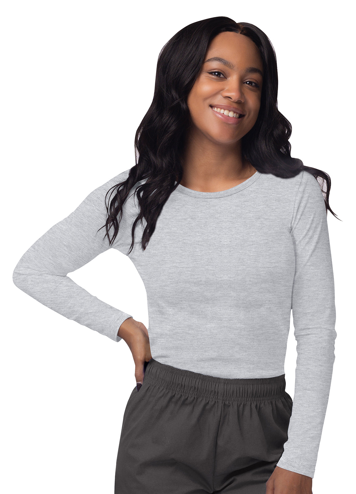 Sivvan Women's Long Sleeve Comfort Underscrub Tee (More Color)