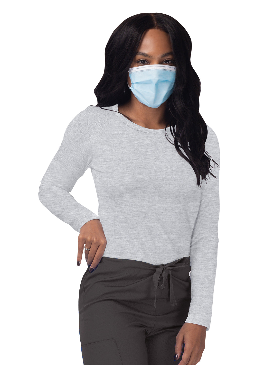 Sivvan Women's Long Sleeve Comfort Underscrub Tee (More Color)