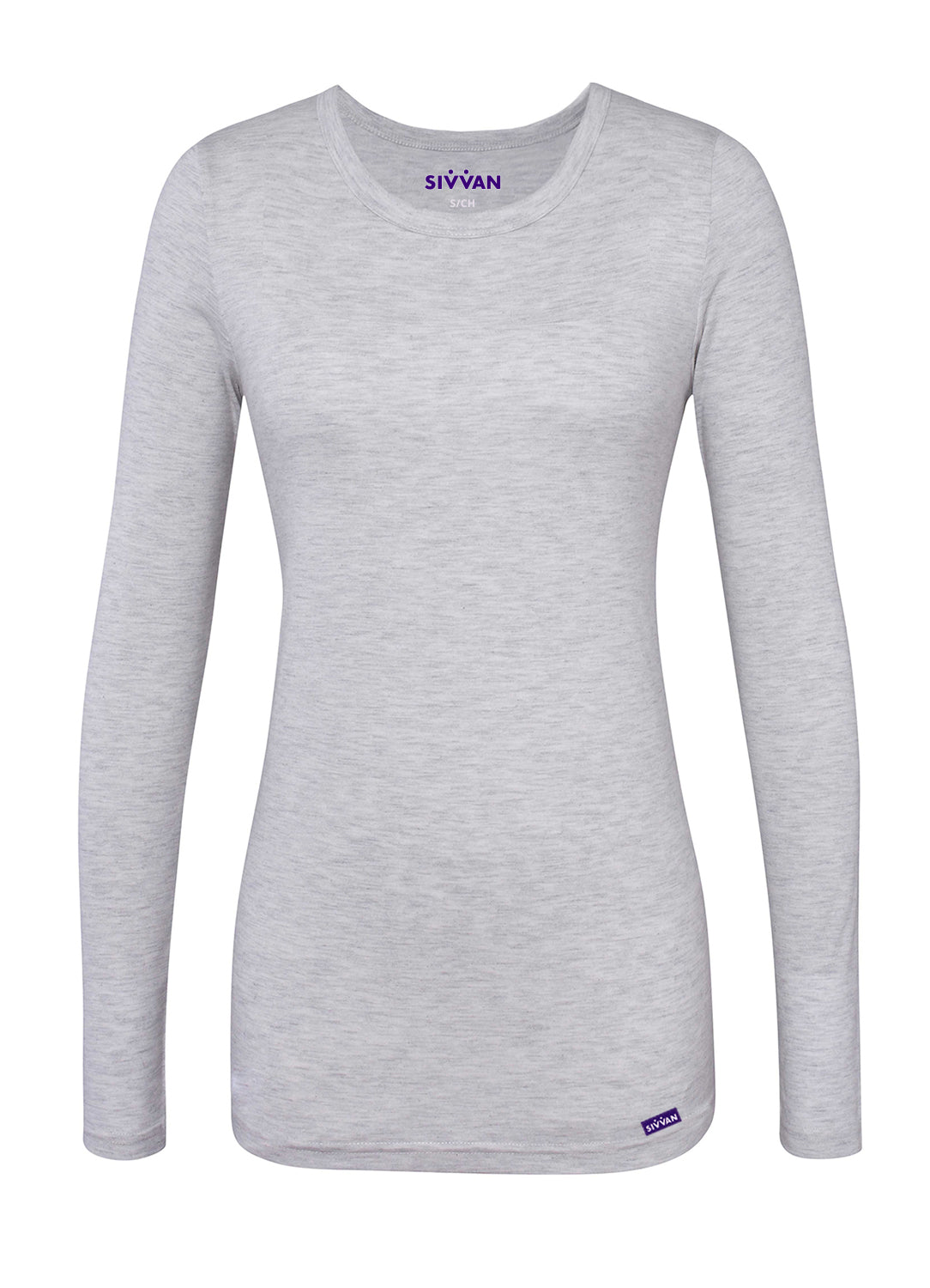 Sivvan Women's Long Sleeve Comfort Underscrub Tee (More Color)