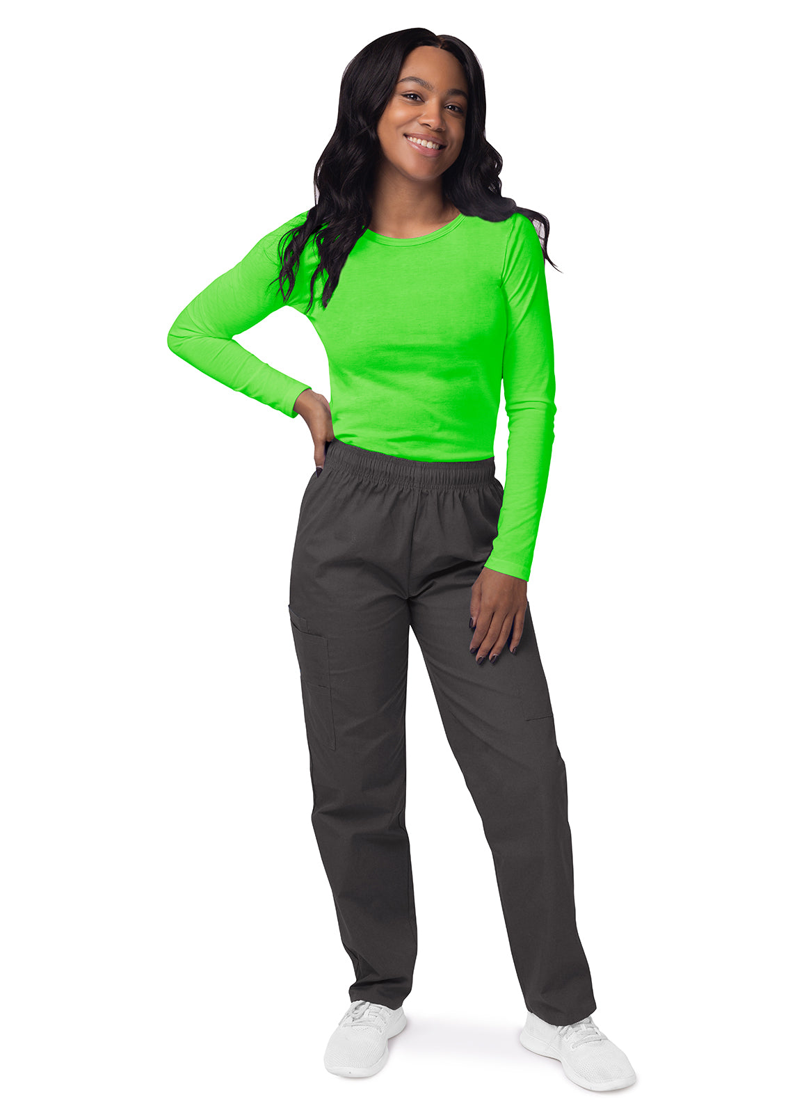 Sivvan Women's Long Sleeve Comfort Underscrub Tee (More Color)