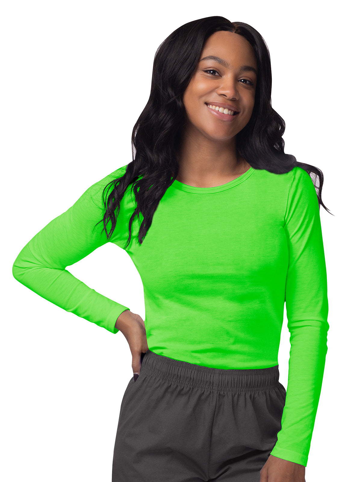 Sivvan Women's Long Sleeve Comfort Underscrub Tee (More Color)