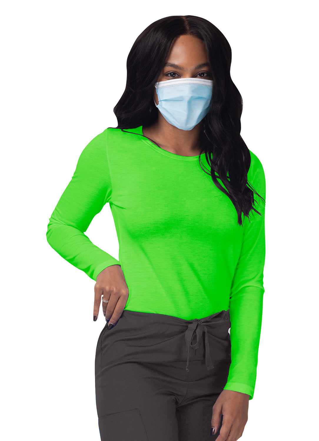Sivvan Women's Long Sleeve Comfort Underscrub Tee (More Color)