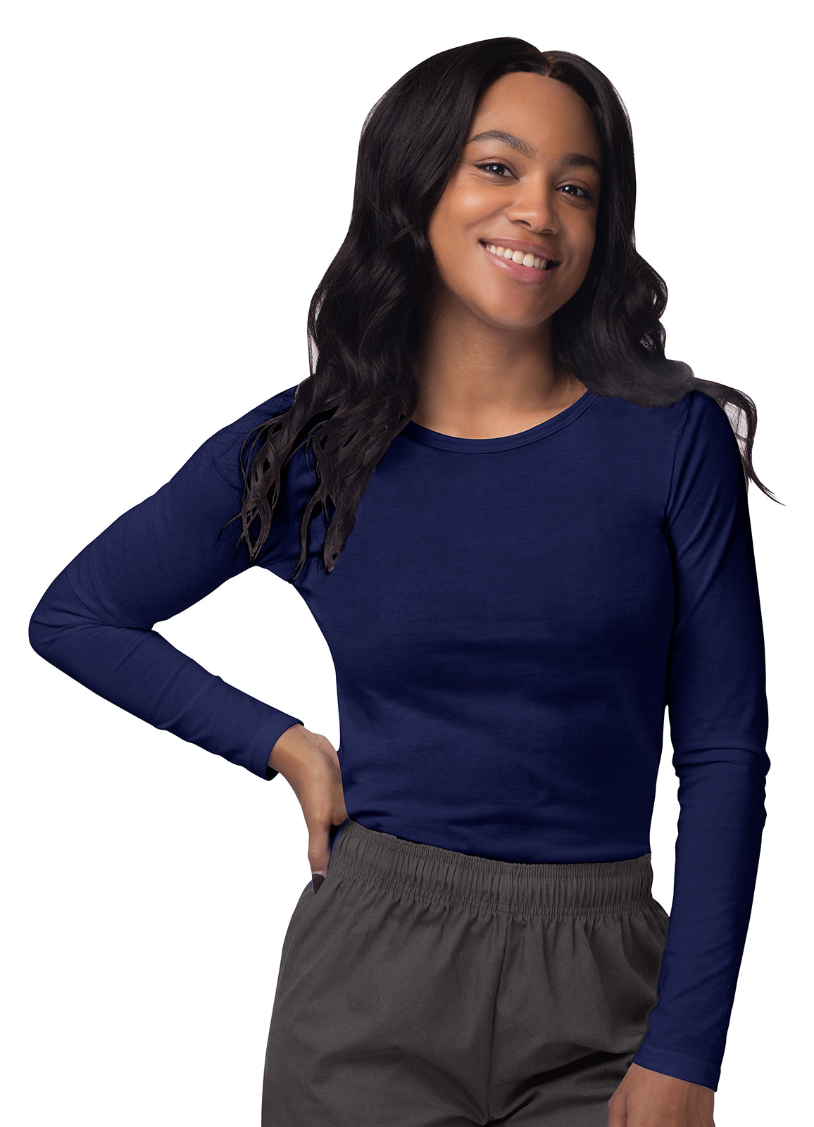 Sivvan Women's Long Sleeve Comfort Underscrub Tee (More Color)