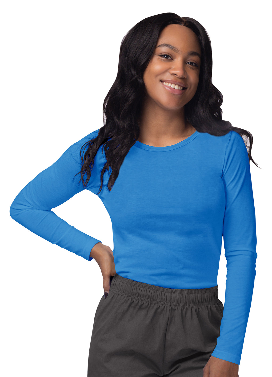 Sivvan Women's Long Sleeve Comfort Underscrub Tee (More Color)
