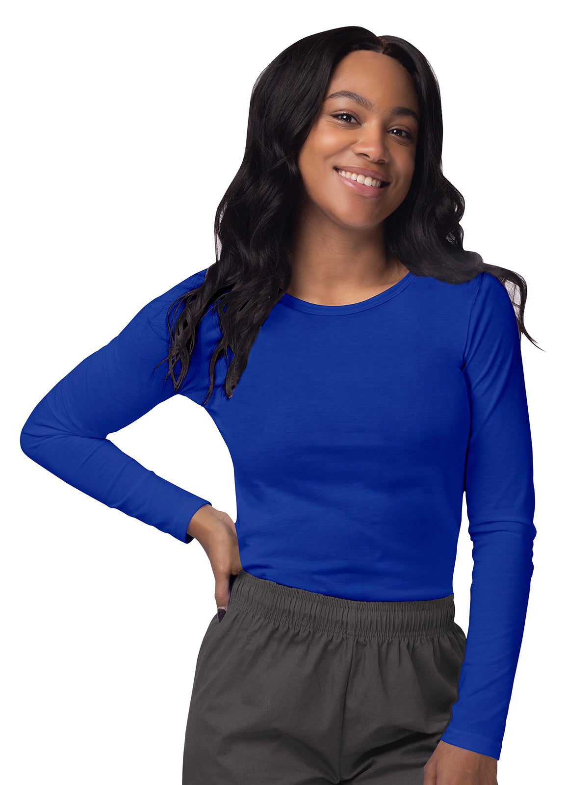 Sivvan Women's Long Sleeve Comfort Underscrub Tee (More Color)