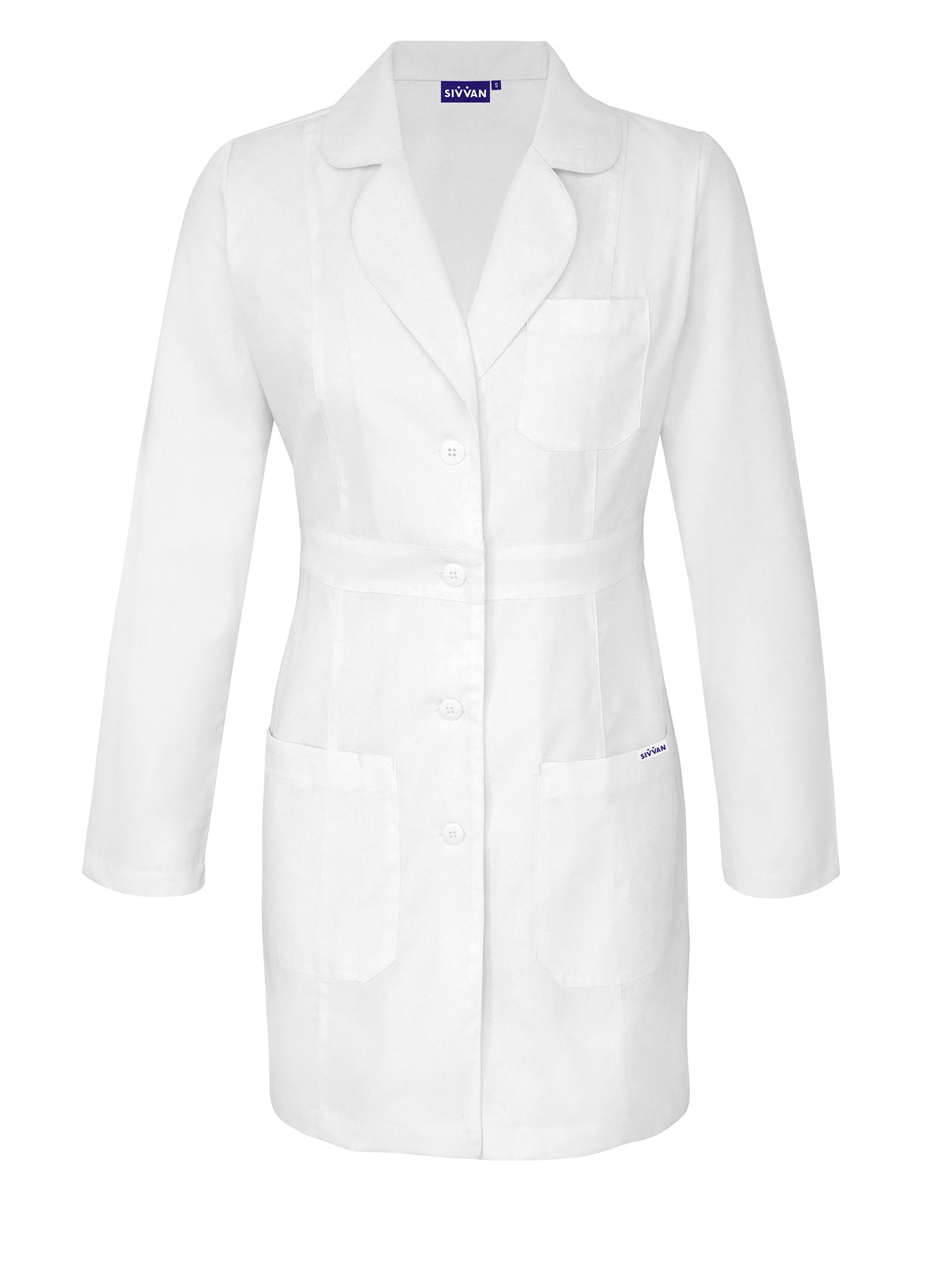 Sivvan 33" Women's Modern Slim Lab Coat