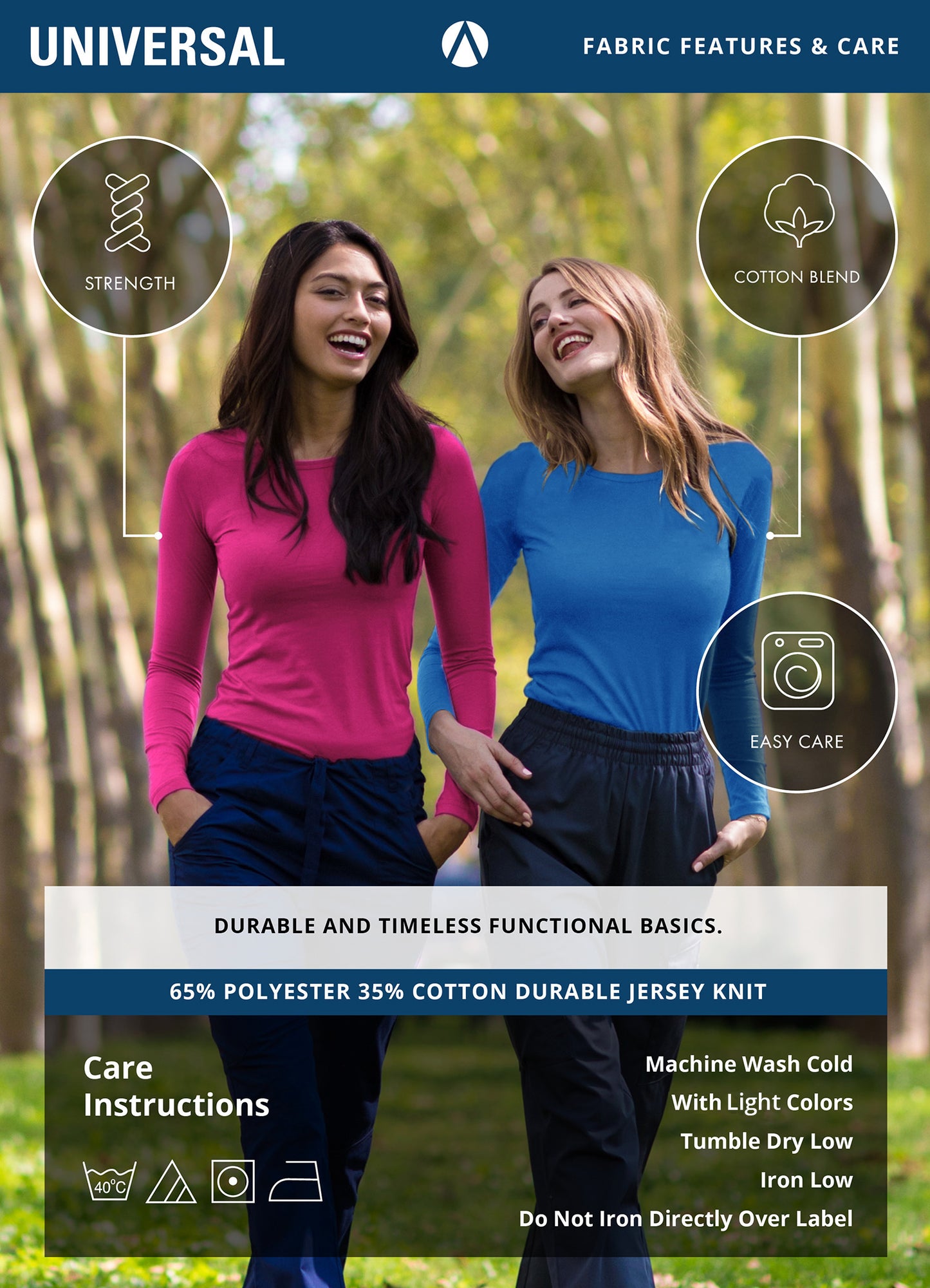Adar Universal Long Sleeve Comfort Tee (More Color)